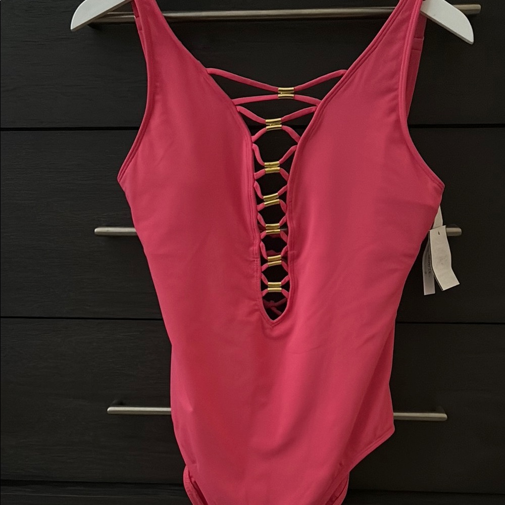 Pink Kids One Piece Swimsuit